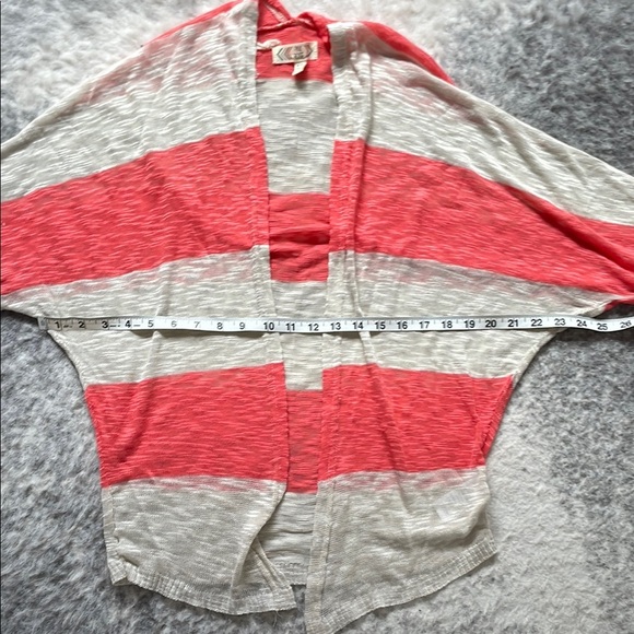 Pink Rose Striped Cardigan - Picture 8 of 9